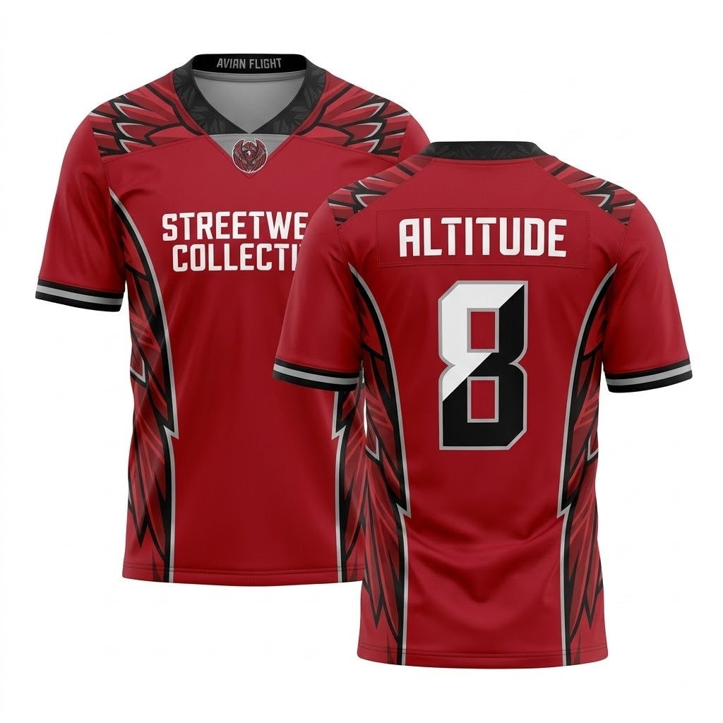 Unisex Game Day Football Jersey – Breathable Athletic Mesh Fan Jersey