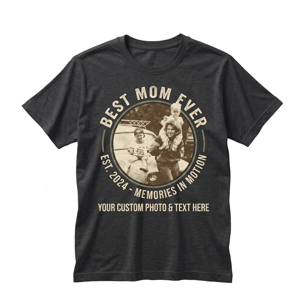 Best Mom Ever Personalized Mother’s Day Gift with Custom Kids Names Top Apparel Unisex TShirt