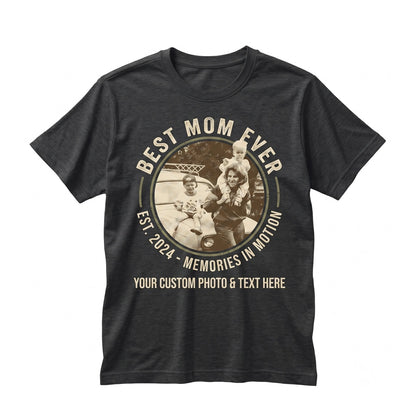 Best Mom Ever Personalized Mother’s Day Gift with Custom Kids Names Top Apparel Unisex TShirt