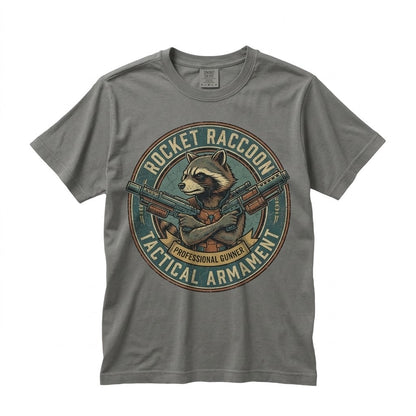 Vintage Rocket Raccoon Cosmic Rewind Theme Park Graphic Top Unisex TShirt