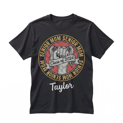 Personalized Class of 2027 Graduation Photo Apparel, Custom Proud Senior Mom Dad Gift Unisex TShirt
