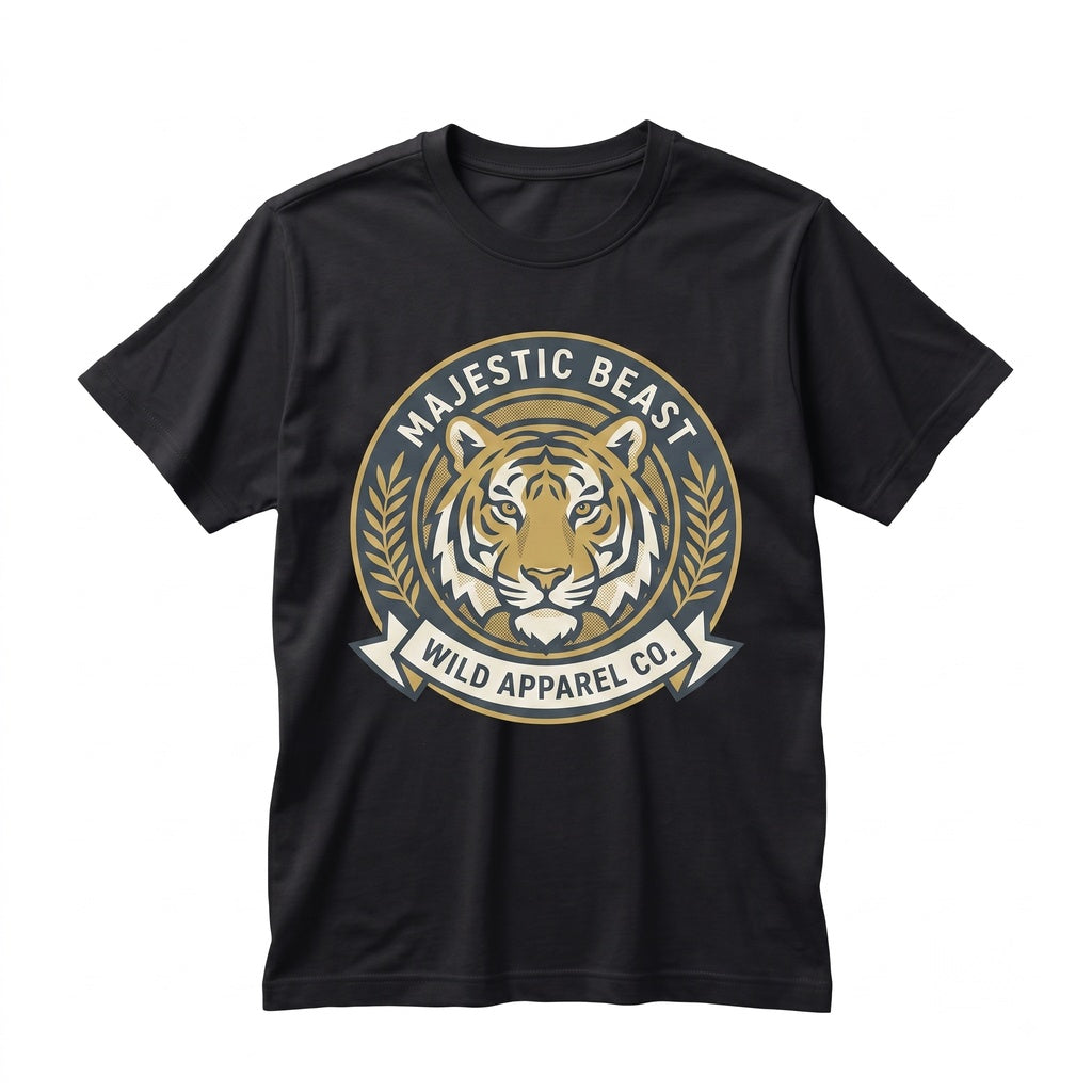 Vintage Tiger Wildlife Graphic Aesthetic Animal Lover Gift For Her Unisex TShirt