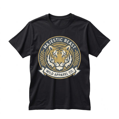 Vintage Tiger Wildlife Graphic Aesthetic Animal Lover Gift For Her Unisex TShirt