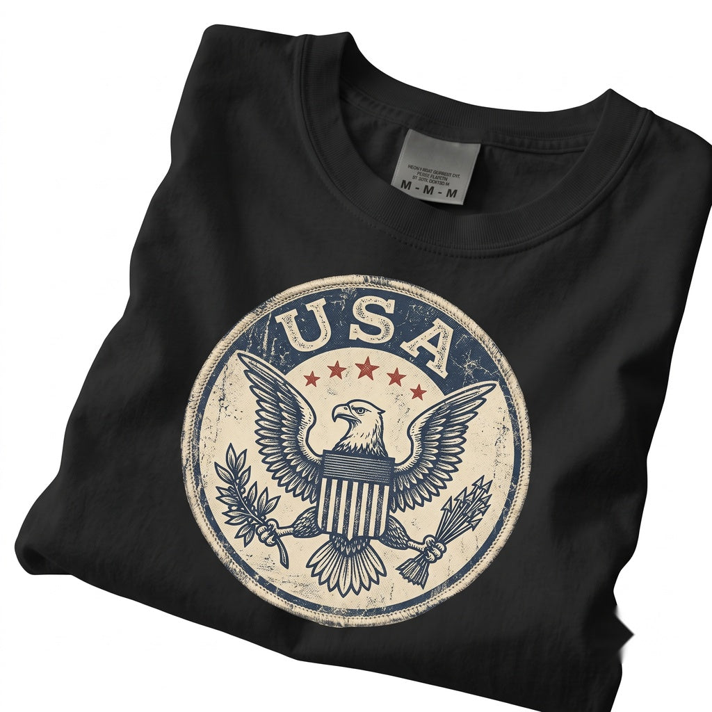 Patriotic USA Eagle 4th of July America 250th Anniversary Vintage Americana Graphic Unisex TShirt