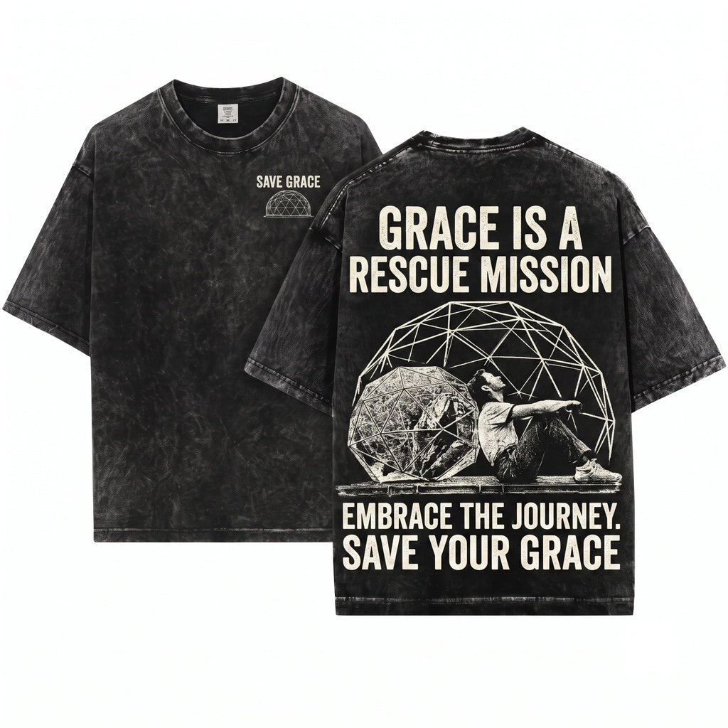 Grace Rocky Save Stars Graphic Project Hail Mary Space Gift Unisex Wash T-Shirt