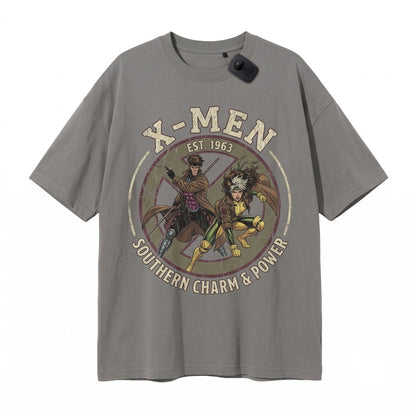 Oversized Gambit Rogue Mutant Comic Book Retro 90s Graphic Apparel Gift Unisex TShirt