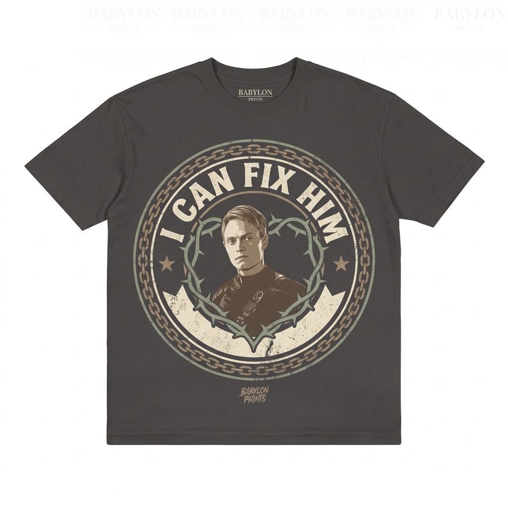 Oversized Benjamin Poindexter I Can Fix Him Funny Marvel Comics Villain Mercenary Graphic Gift for Her Unisex TShirt