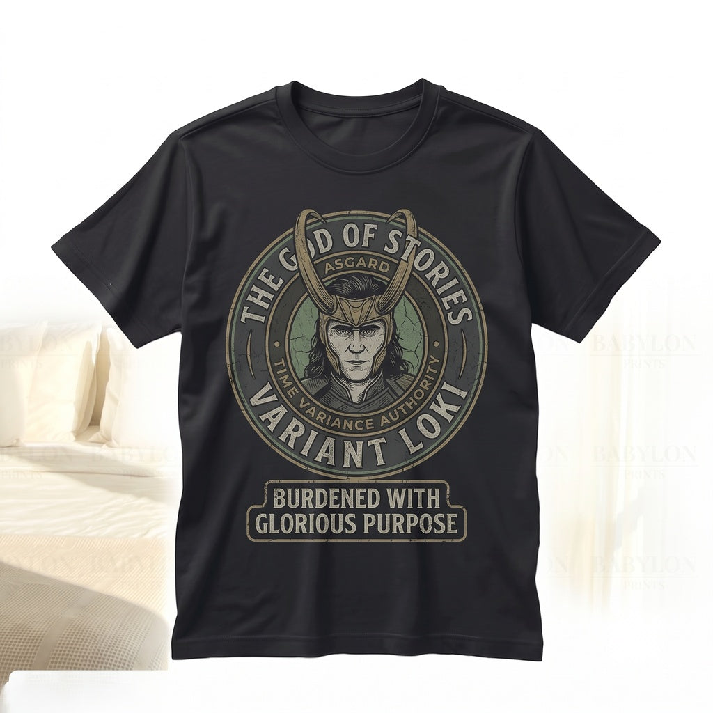 Vintage God of Mischief Norse Myth Graphic Tom Hiddleston Fan Apparel Retro Comic Gift Unisex TShirt