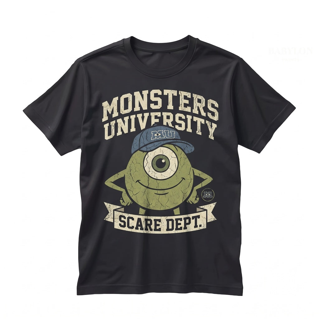 Vintage Green One-Eyed Monster Graphic Humor Meme Vacation Apparel Unisex TShirt