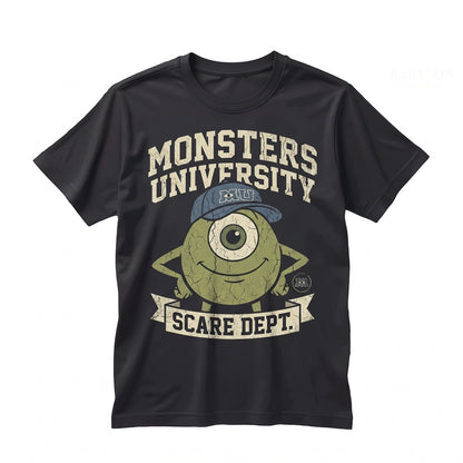 Vintage Green One-Eyed Monster Graphic Humor Meme Vacation Apparel Unisex TShirt