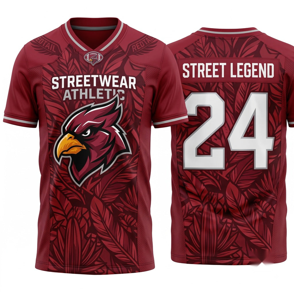 Unisex Stitched Game Day Football Jersey - Breathable Lightweight Athletic Fan Apparel