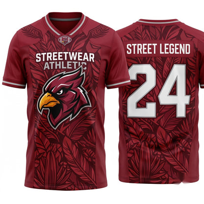 Unisex Stitched Game Day Football Jersey - Breathable Lightweight Athletic Fan Apparel