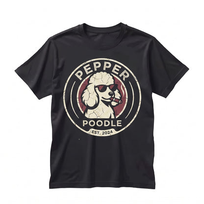 Poodle Drinking Beer Sarcastic Dog Meme Gift for Canine Lovers Mom Dad Apparel Unisex TShirt