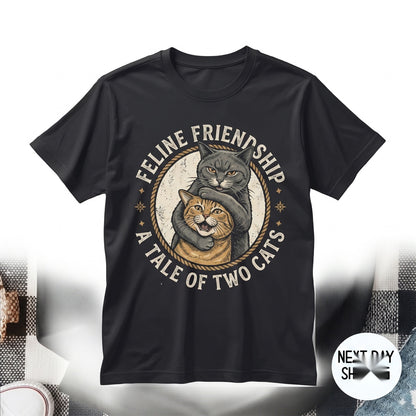 Funny Meme Gray Standing Upright Wrapping Light Orange Cat Valentines Day Lover Gift Unisex TShirt