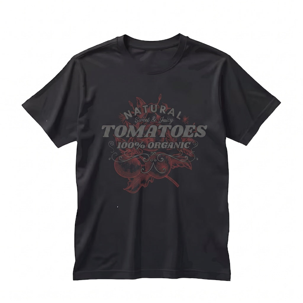 Retro Botanical Tomato Graphic Produce Gardening Top Unisex TShirt