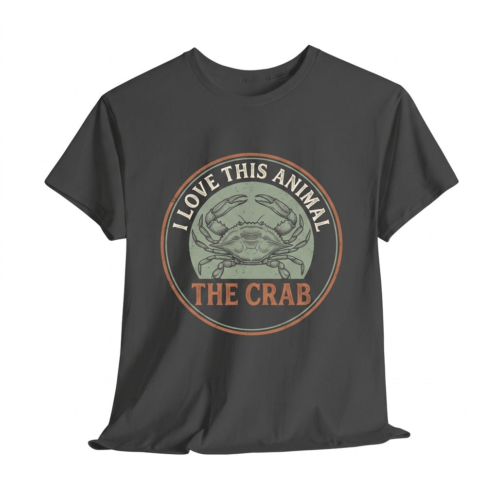 I Love This Animal The Crap Crab Vintage Graphic Apparel Unisex TShirt