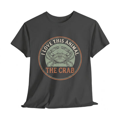 I Love This Animal The Crap Crab Vintage Graphic Apparel Unisex TShirt