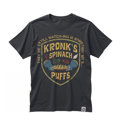 Vintage Kronk Spinach Puffs Angel Devil Retro Movie Theme Park Vacation Unisex TShirt