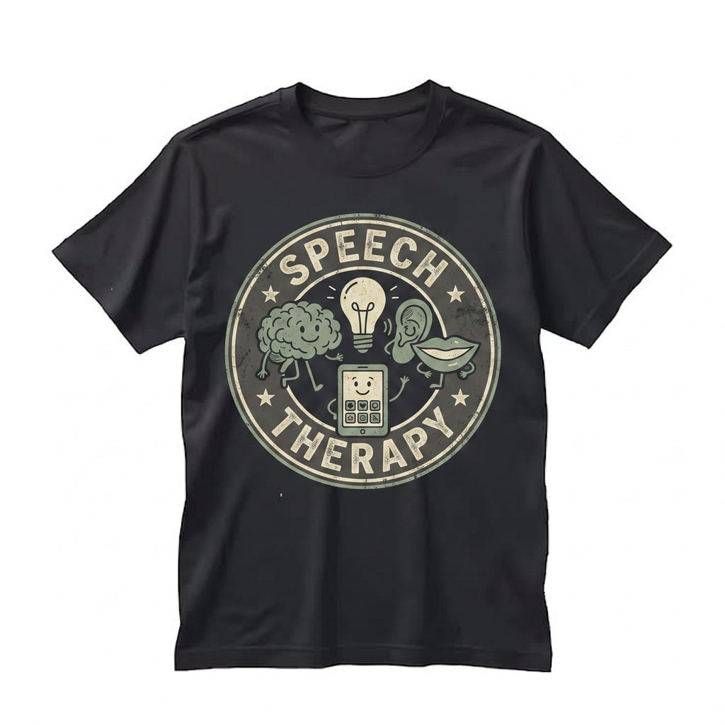 Speech Therapy Spring Floral Graduation Gift SLP Pathologist Appreciation Unisex TShirt