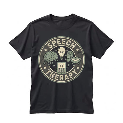 Speech Therapy Spring Floral Graduation Gift SLP Pathologist Appreciation Unisex TShirt