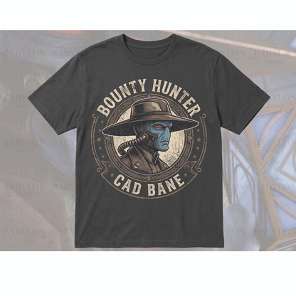Cad Bane Bounty Hunter Vintage Graphic Oversized Sci Fi Outlaw Unisex TShirt