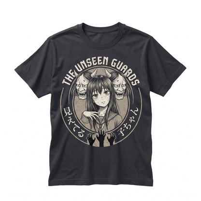 Aesthetic Anime Horror Girl Graphic Harajuku Japanese Streetwear Alt Fashion Unisex TShirt