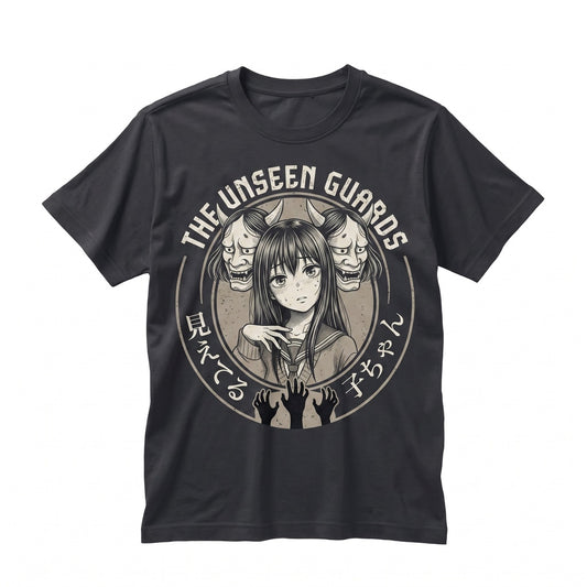 Aesthetic Anime Horror Girl Graphic Harajuku Japanese Streetwear Alt Fashion Unisex TShirt