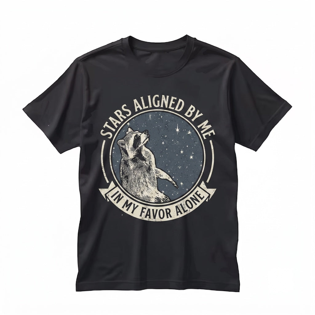I Will Align The Stars Myself Funny Japanese Tanuki Anime Graphic Unisex TShirt