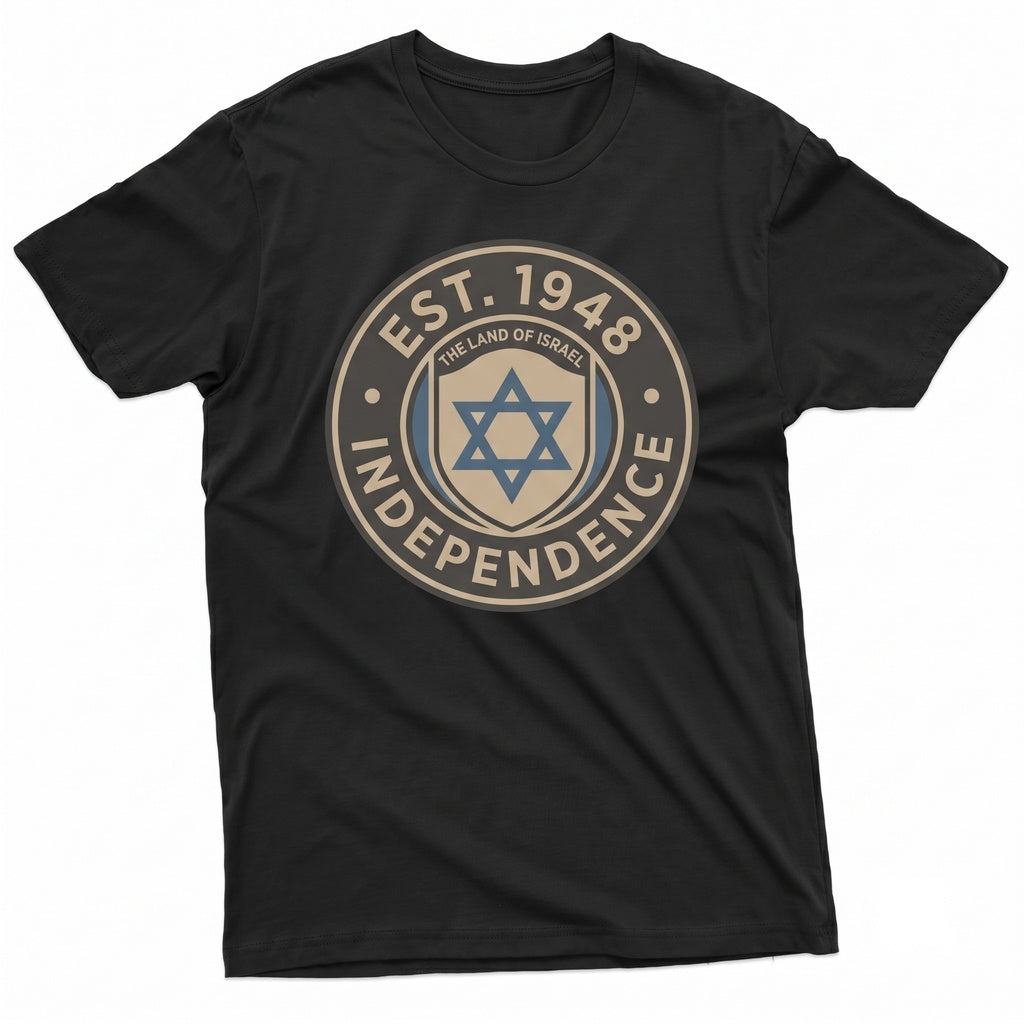 Israel Flag Colors Patriotic Supporter Graphic Text Israeli Gift Unisex TShirt