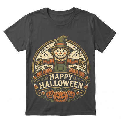 Halloween Suncatcher Black Cat Scarecrow Stained Glass Window Hanging Pumpkin Ghost Decor Spooky Season Gift Graphic Unisex TShirt