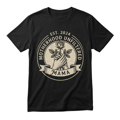 Retro Coquette Floral Wildflower Mama Gift for New Mom Unisex TShirt