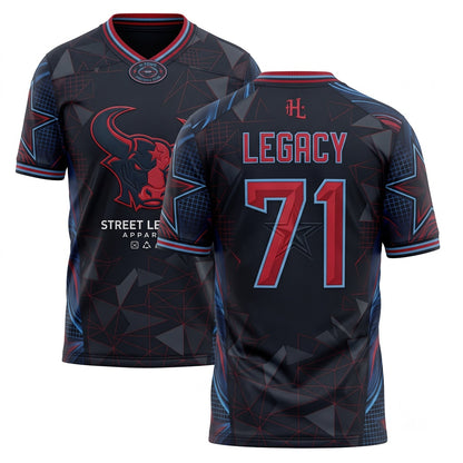 Unisex Football Fan Jersey, Breathable Mesh Game Day Athletic Shirt