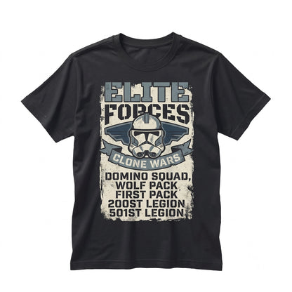 Captain Rex 501st Legion Clone Trooper Bad Batch Sci-Fi Fan Theme Park Vacation Unisex TShirt