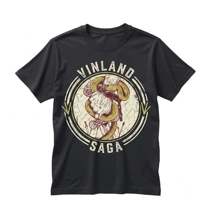 Thorfinn Son of Thors Anime Viking Warrior Manga Graphic Print Cotton Unisex TShirt