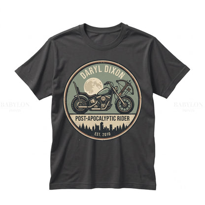Vintage Daryl Dixon Norman Reedus Crossbow Zombie Apocalypse Fan Apparel Graphic Unisex TShirt