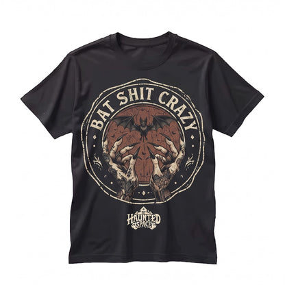 Crazy Bat Tattooed Hands Graphic Spooky Goth Aesthetic Creepy Cute Alternative Fashion Women Unisex TShirt