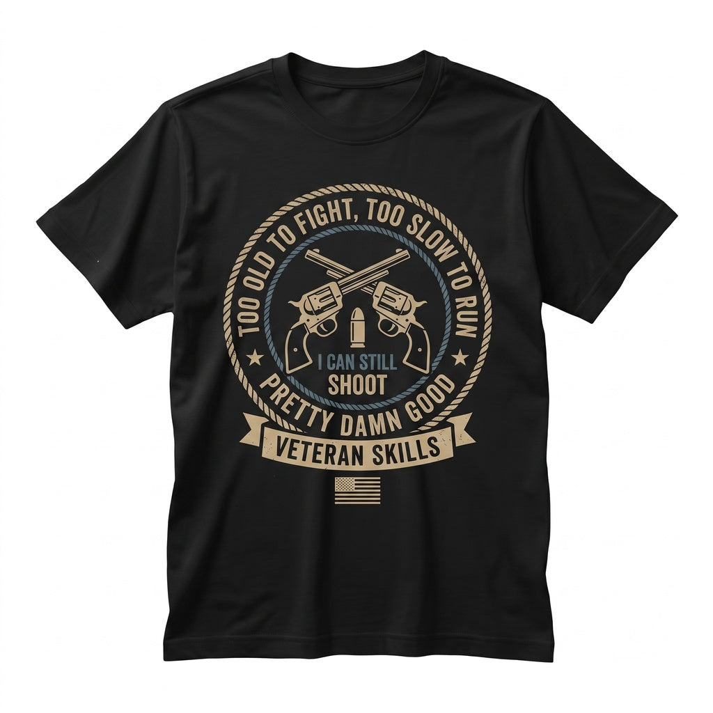 2nd Amendment Pro Gun Rights Patriotic 2A Graphic Novelty Funny Fathers Day Dad Grandpa Birthday Gift Apparel For Him Men Cotton