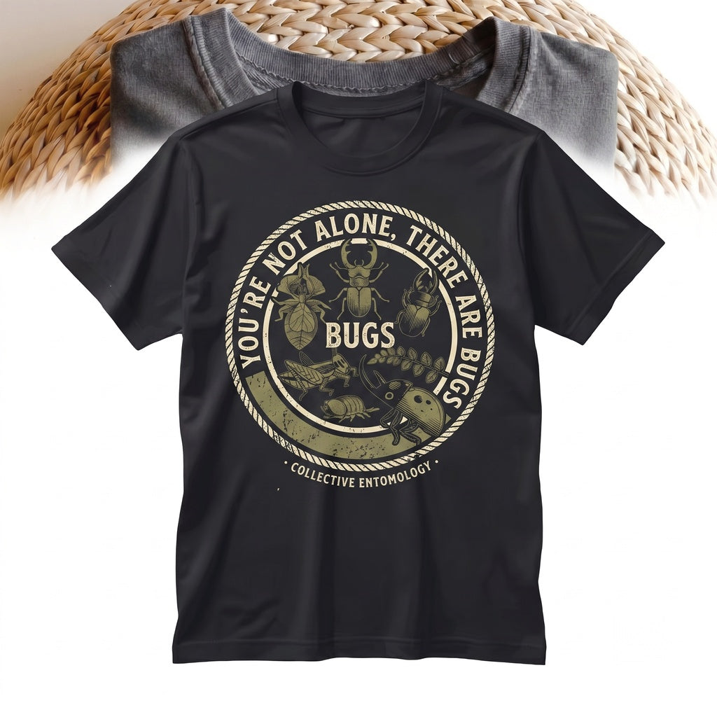 Retro Insect Lover Entomology Bug Graphic Vintage Grasshopper Beetle Ladybug Unisex TShirt