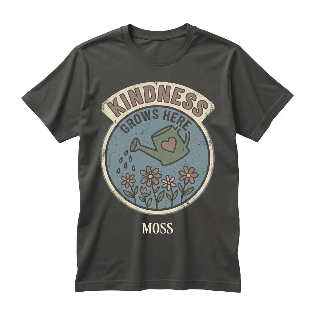 Kindness Grows Here Graphic Floral Teacher Garden Classroom School Inspiration Gift Unisex TShirt