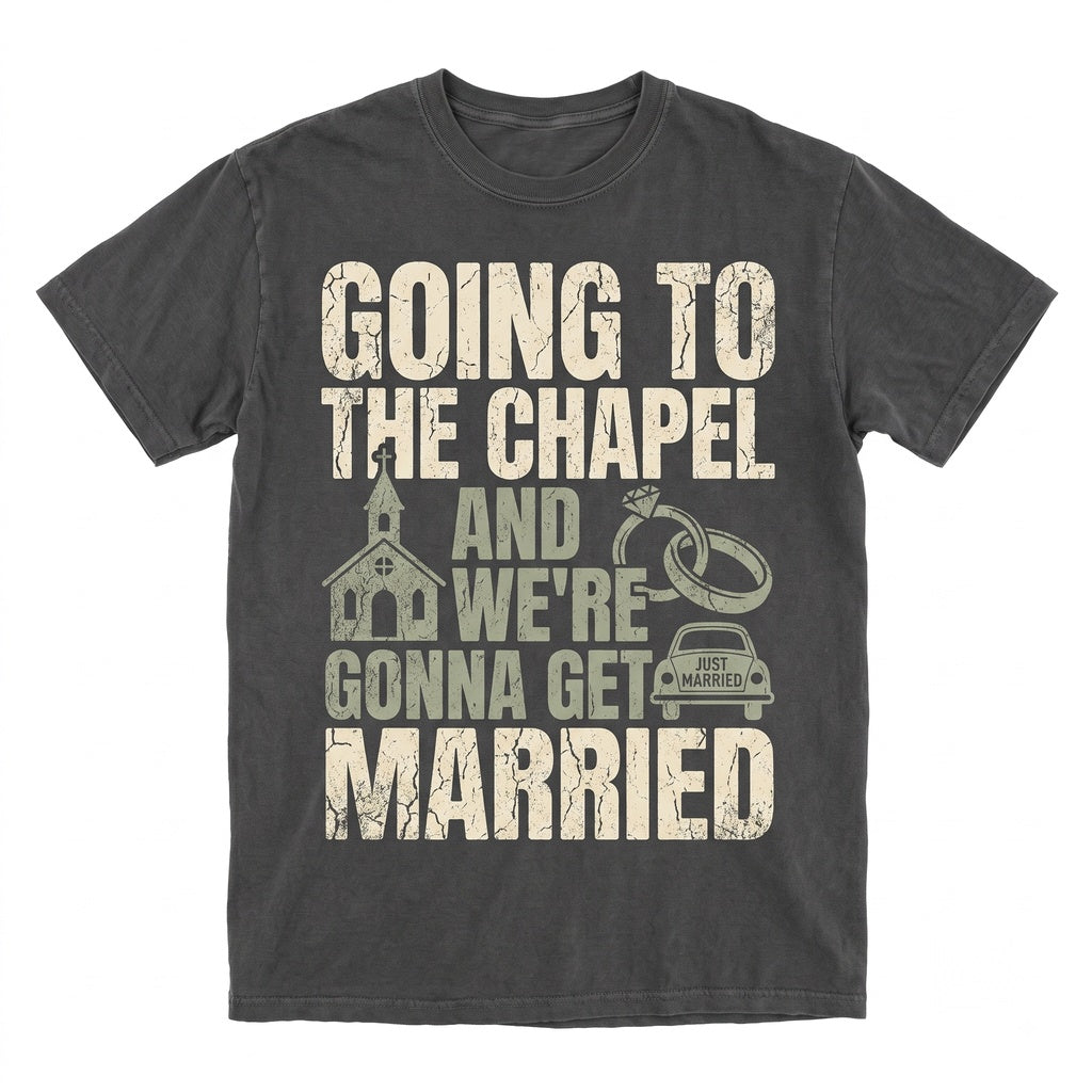 Custom Bride Going to the Chapel Bachelorette Wedding Party Unisex TShirt