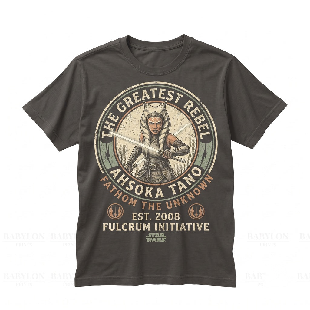 Vintage Ahsoka Tano Im No Jedi Retro Rebel Sci-Fi May Fourth Graphic Unisex TShirt