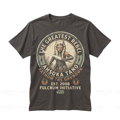 Vintage Ahsoka Tano Im No Jedi Retro Rebel Sci-Fi May Fourth Graphic Unisex TShirt