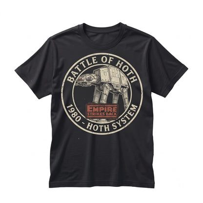 Vintage 1980 SciVintage Retro Empire Strikes Back AT-AT Walker Hoth Ice Planet Sci-Fi Film Fan Gift Unisex TShirt