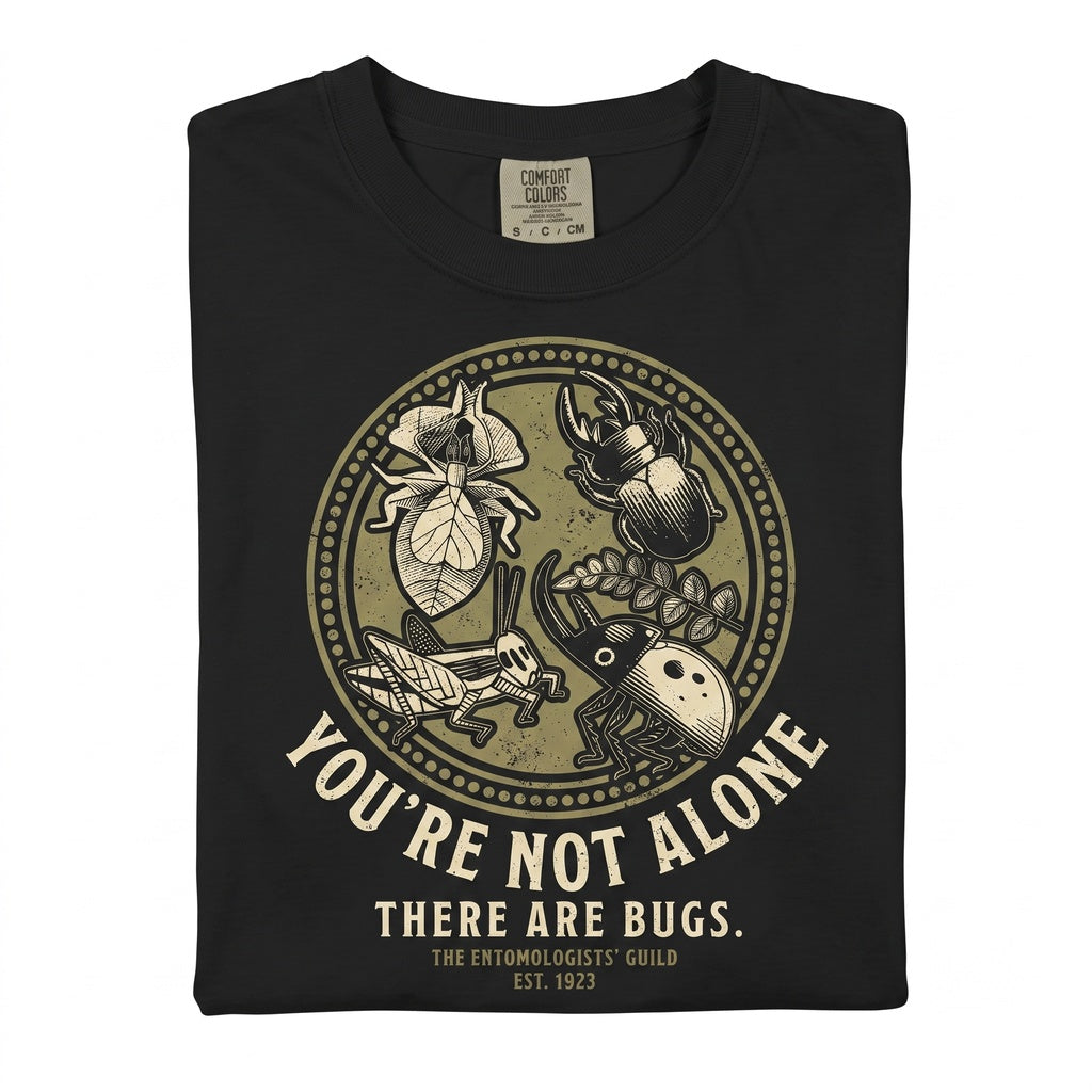 Retro Insect Lover Entomology Bug Graphic Vintage Grasshopper Beetle Ladybug Unisex TShirt