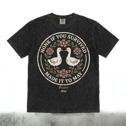 Made It To May Silly Goose Teacher Funny Last Day Of School End Year Gift Unisex TShirt
