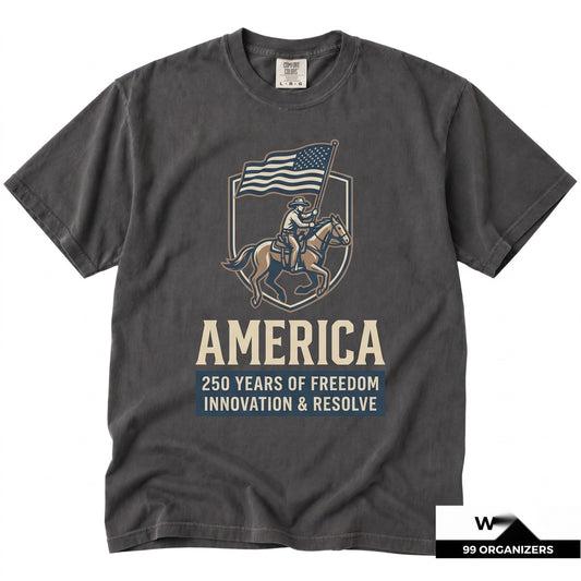 America 250th Anniversary Patriotic Cowboy Rodeo American Flag Independence Day 4th of July Freedom 1776-2026 Unisex TShirt