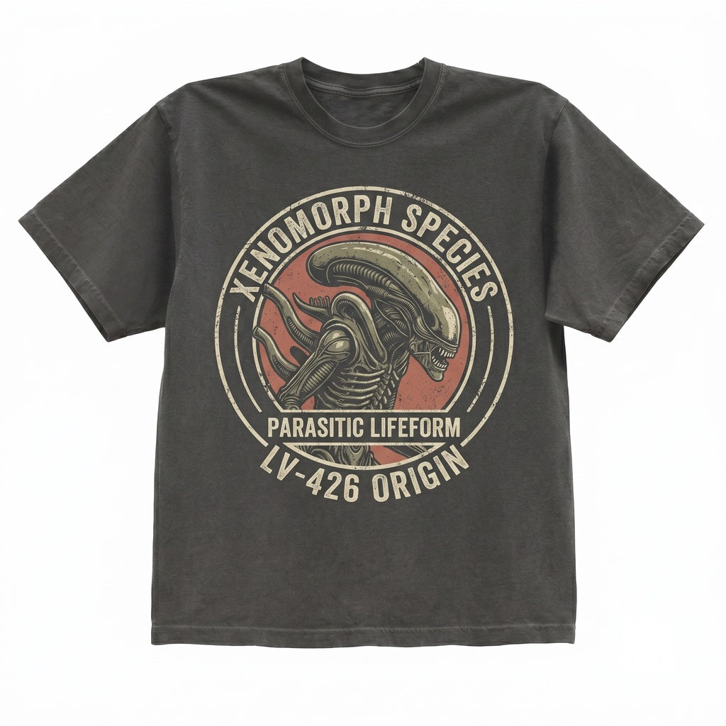 Vintage 1980s Sci-Fi Horror Extraterrestrial Monster Graphic Print Unisex TShirt