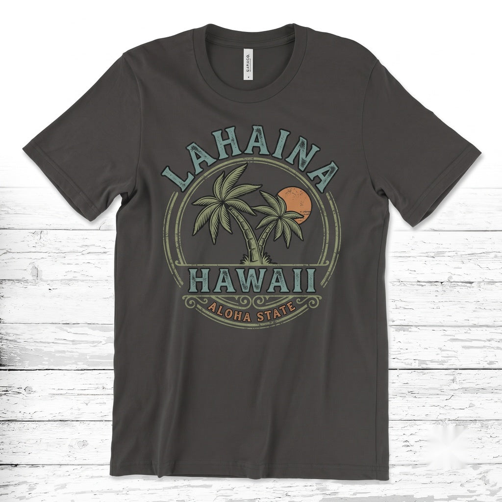Vintage Maui Lahaina Hawaii Beach Vacation Souvenir Apparel Unisex TShirt