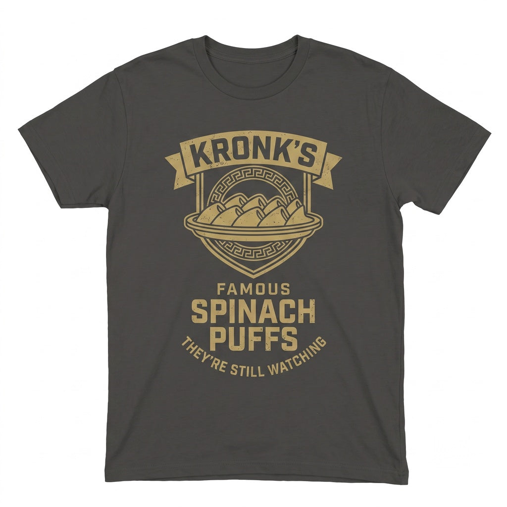 Vintage Kronk Spinach Puffs Angel Devil Retro Movie Theme Park Vacation Unisex TShirt
