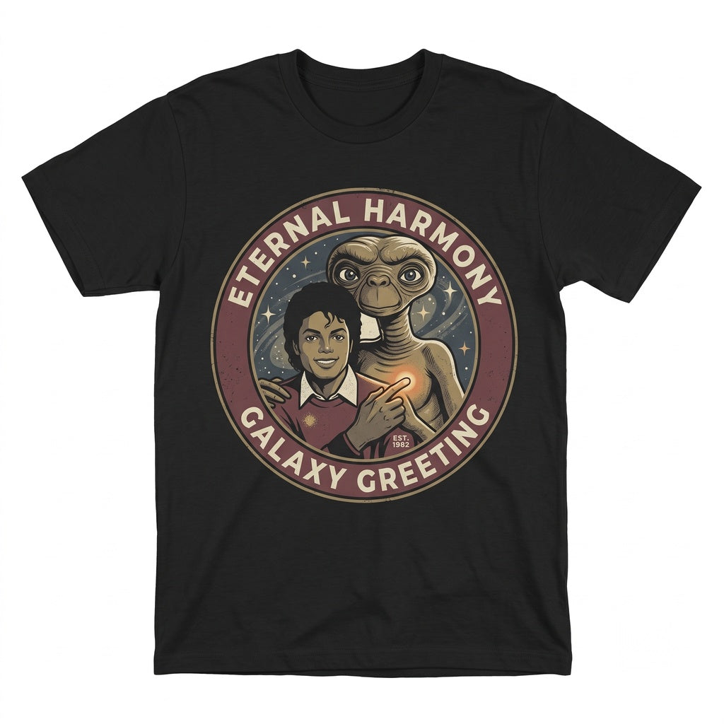 Classic Sci-Fi Movie Character Graphic Casual Cotton Apparel Unisex TShirt
